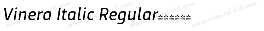 Vinera Italic Regular字体转换